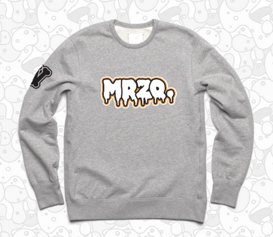 COLOR MRZQ SPOOKY VIBES GREY CREWNECK